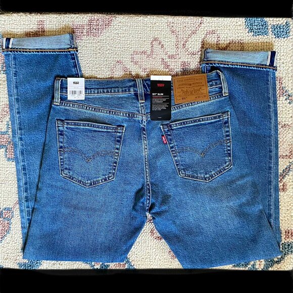 Levi's Slim Fit Jeans - Classic Blue - Picture 7 of 12